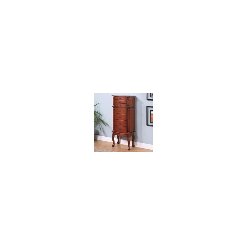 Jewelry Armoires Jewelry Armoire with Antiqued Hardware