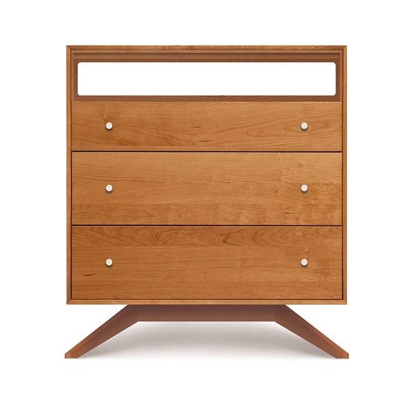 Astrid 3 Drawer + TV Organizer in Cherry