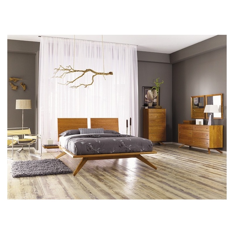 Astrid 3 Drawer + TV Organizer in Cherry