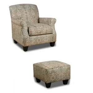 Chair with Ottoman