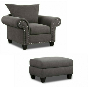 Paradigm Carbon Chair with Ottoman