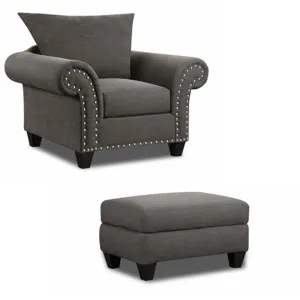 Paradigm Carbon Chair with Ottoman