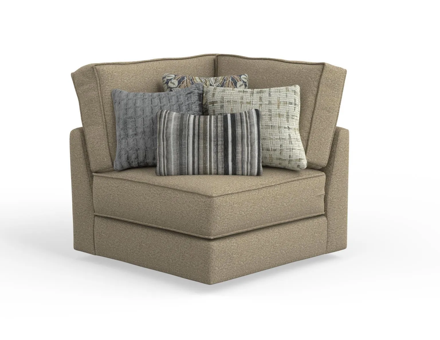 Arlington 5 PC Sectional - Newgarden Driftwood FG3701CP+LF+NAx2+RF