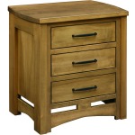 Homestead 3 Drawer Nightstand