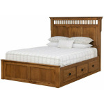 Deluxe Mission Twin 3-Drawer Platform Bed