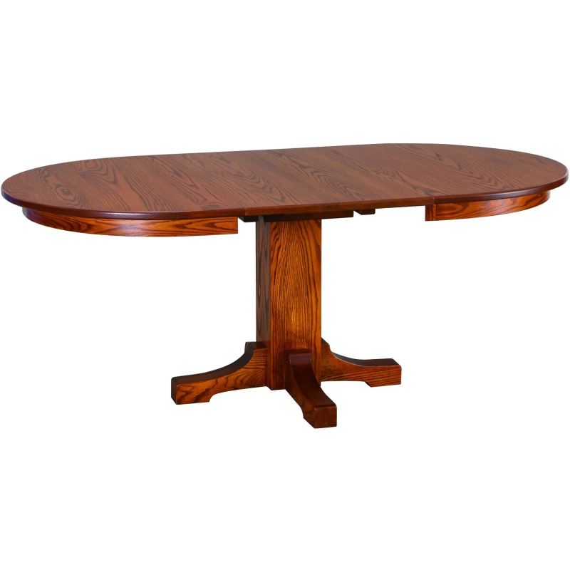 Mission Oval Dining Table w/ 212\" leaves 082 by Country Value