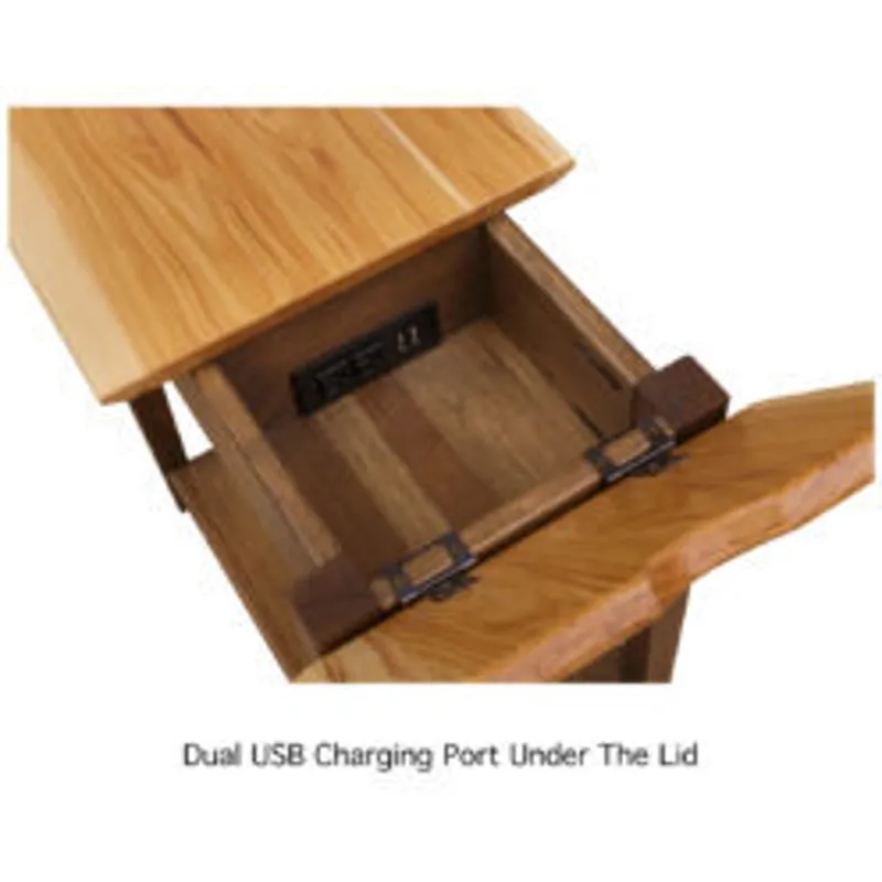 Simplicity Lift-top Chairside Table