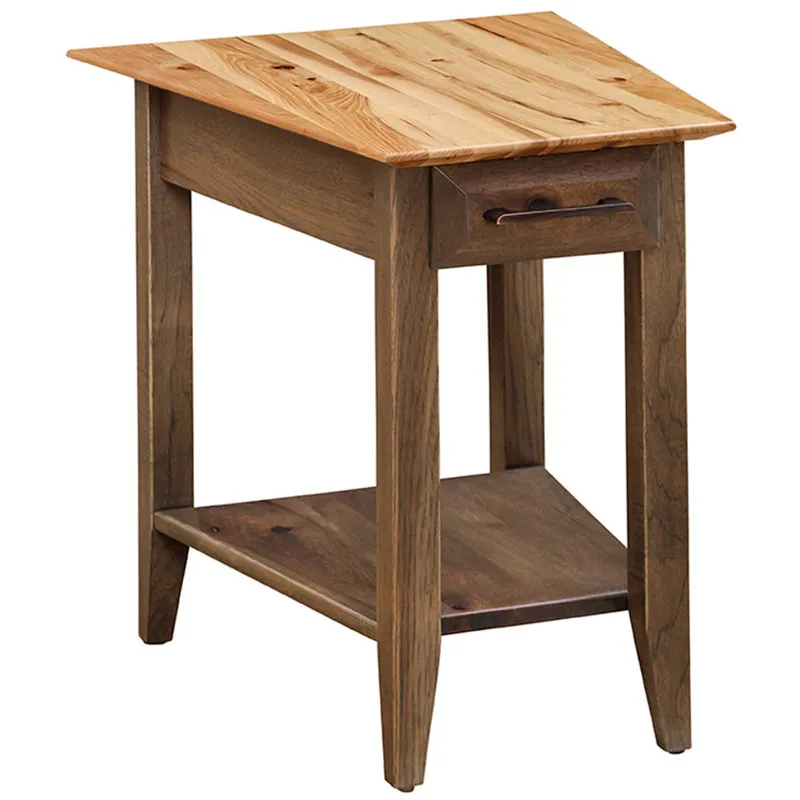 Simplicity Wedge Table With Drawer