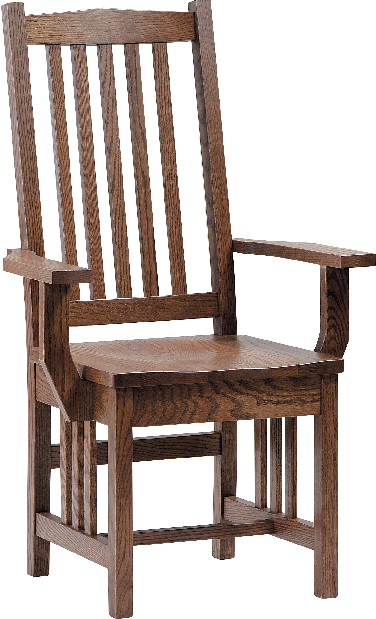 Mission Arm Chair 052 by Country Value Woodworks at Wagner's Furniture