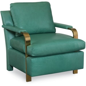Elle Chair w/Brass Arms
