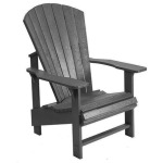 Upright Adirondack - Slate Grey
