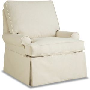 Soft Haven Swivel Chair W/ Slipcover