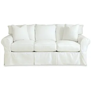 Soft Haven 3 Over 3 Sofa W/ Slipcvr
