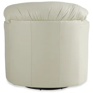 CM Leather Swivel Glider