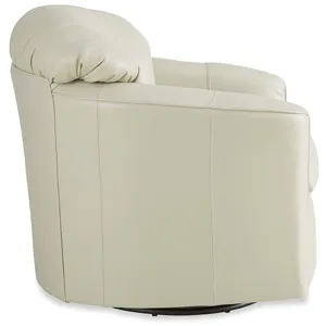 CM Leather Swivel Glider