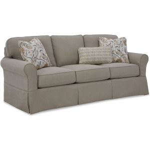 Soft Haven 3 Over 3 Sofa W/ Slipcvr