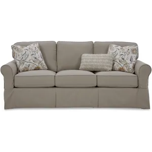 Soft Haven 3 Over 3 Sofa W/ Slipcvr