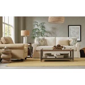 Soft Haven 3 Over 3 Sofa W/ Slipcvr