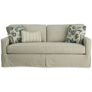 Soft Haven 2 Over 1 Sofa W/Slipcover