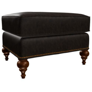 CM Leather Ottoman