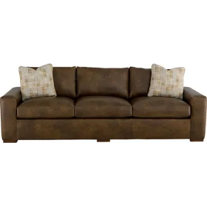 CM Leather 3 Over 3 Sofa