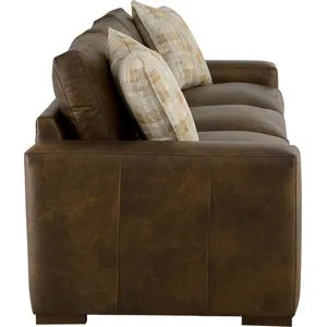 CM Leather 3 Over 3 Sofa