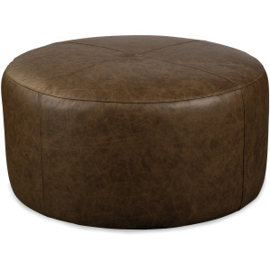 CM Leather Cocktail Ottoman