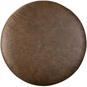 CM Leather Cocktail Ottoman