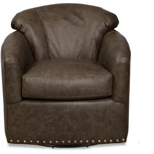 CM Leather Swivel Chair