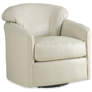 CM Leather Swivel Glider