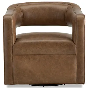 CM Leather Swivel Chair
