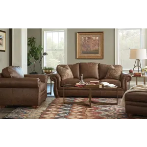 CM Leather 3 Over 3 Sofa