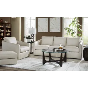 CM Leather 3 Over 3 Sofa