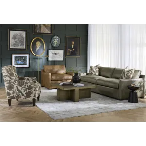 CM Leather 2 Over 2 Sofa