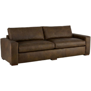 CM Leather 2 Over 2 Sofa