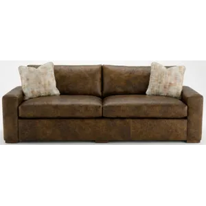 CM Leather 2 Over 2 Sofa