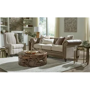 Custom Blends Tufted Back Sofa