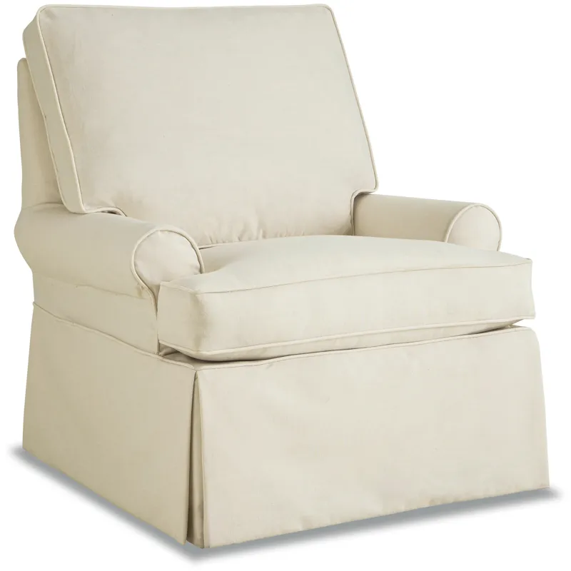 Soft Haven Swivel Chair W/ Slipcover