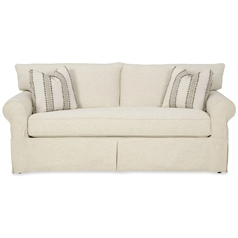 Soft Haven 2 Over 1 Sofa W/Slipcover