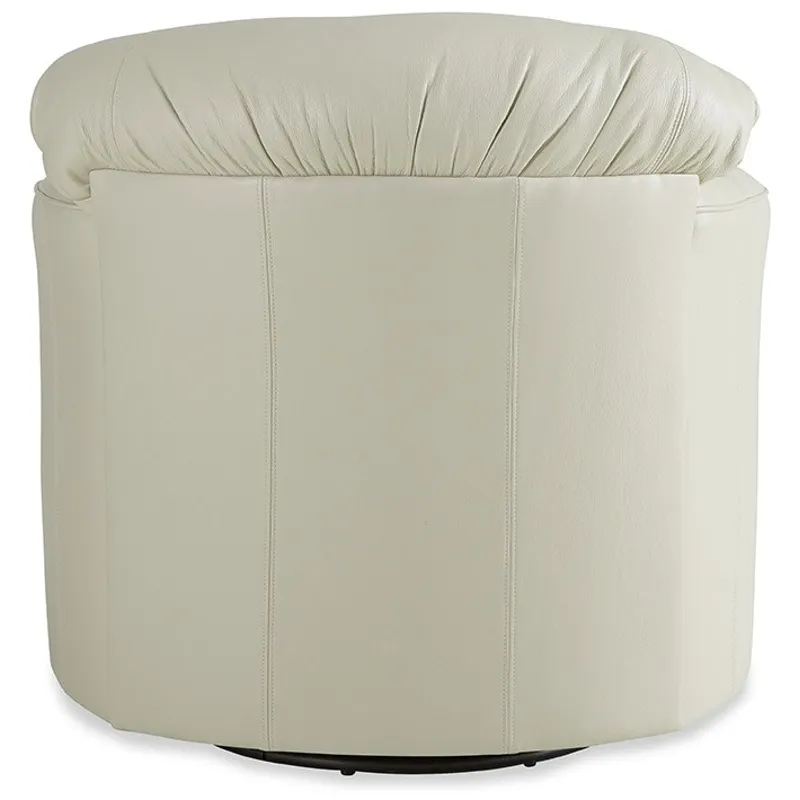 CM Leather Swivel Glider