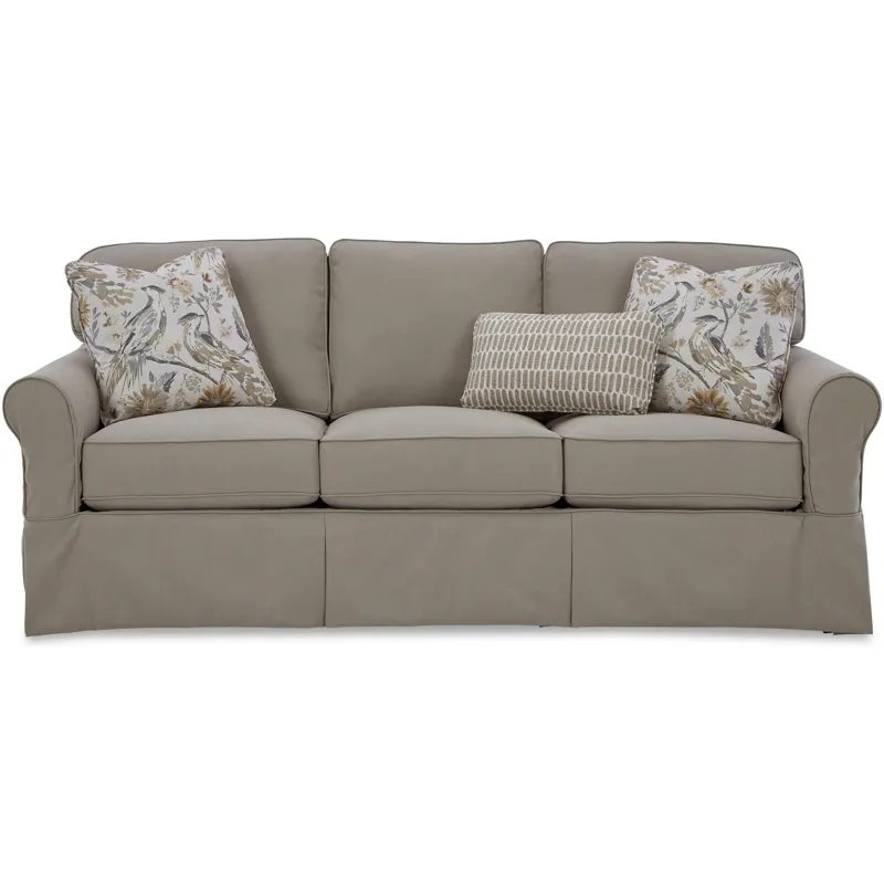 Soft Haven 3 Over 3 Sofa W/ Slipcvr