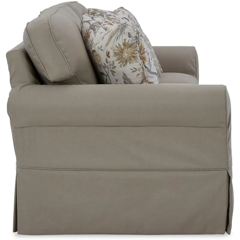 Soft Haven 3 Over 3 Sofa W/ Slipcvr