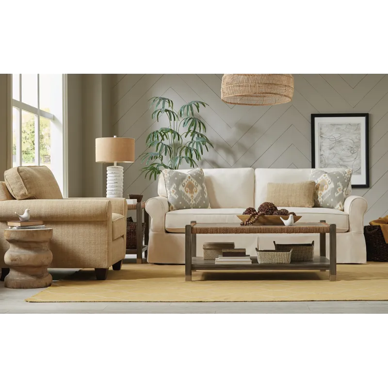Soft Haven 3 Over 3 Sofa W/ Slipcvr