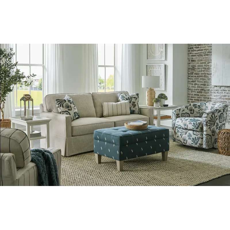 Soft Haven 2 Over 2 Sofa W/ Slipcvr