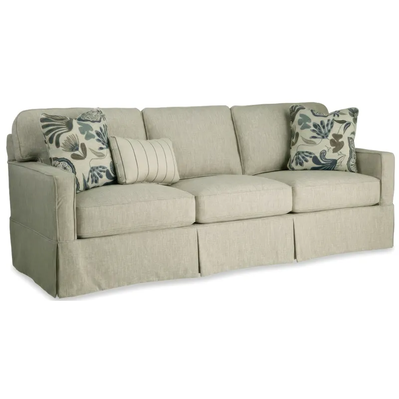 Soft Haven 3 Over 3 Sofa W/ Slipcvr