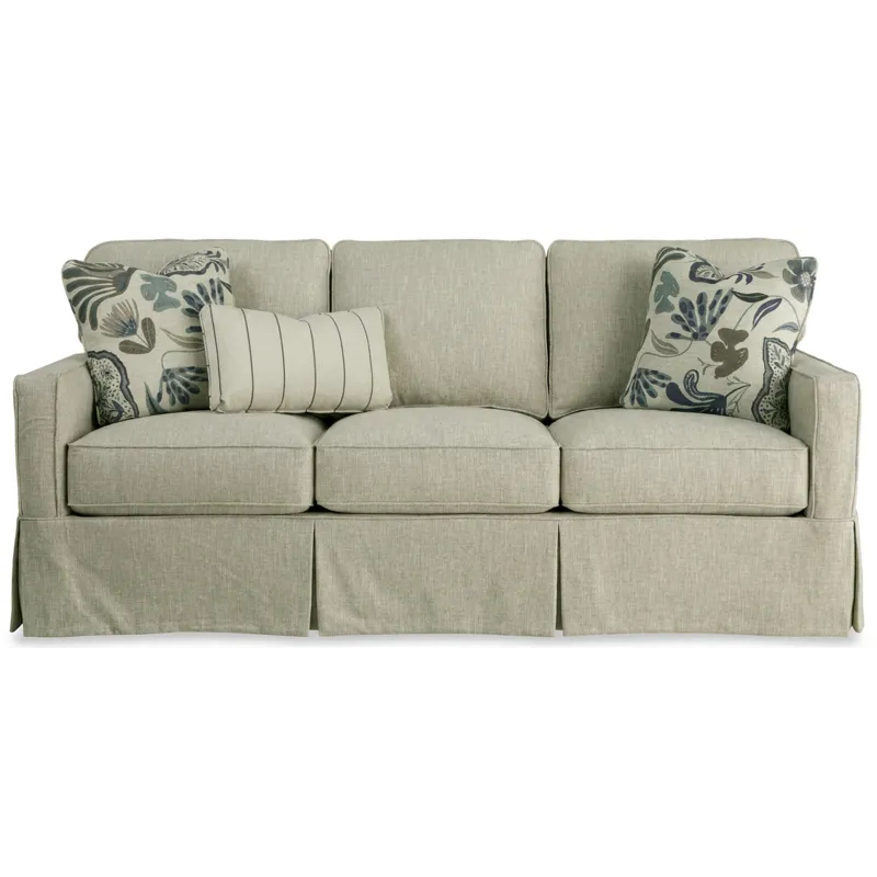 Soft Haven 3 Over 3 Sofa W/ Slipcvr