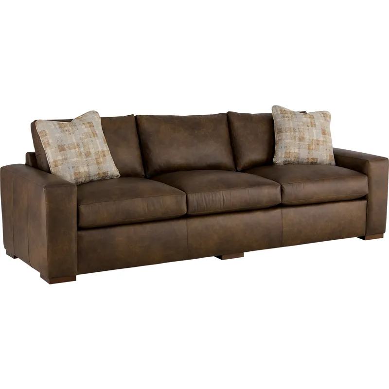CM Leather 3 Over 3 Sofa