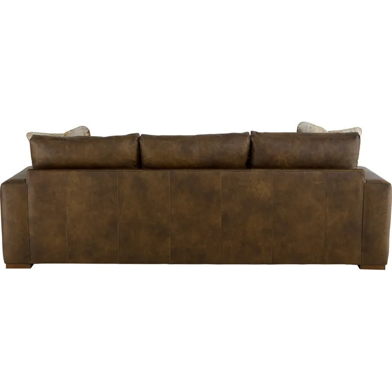 CM Leather 3 Over 3 Sofa