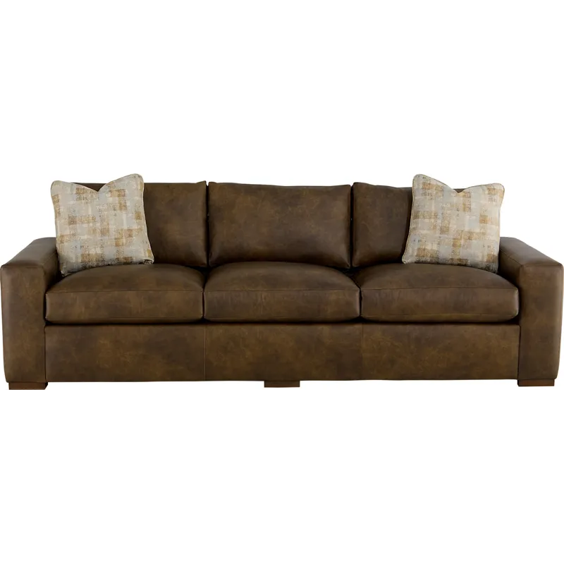 CM Leather 3 Over 3 Sofa