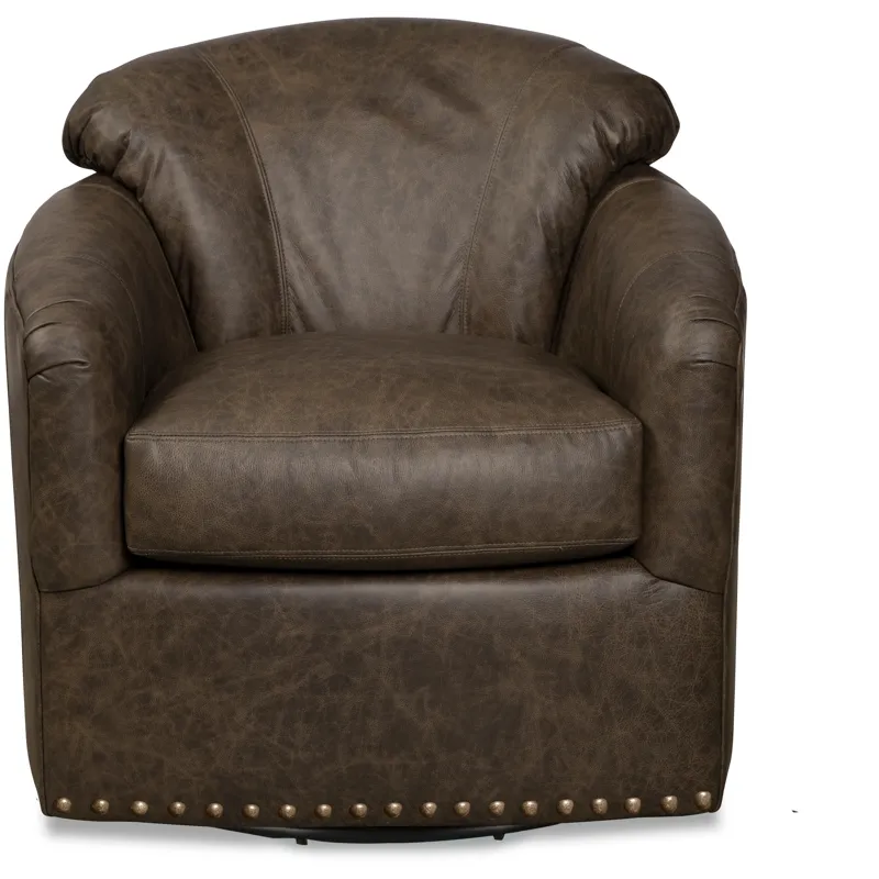 CM Leather Swivel Chair